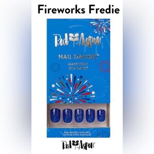 Fireworks Fredie Nail Dashes - Glitter Blue b3n